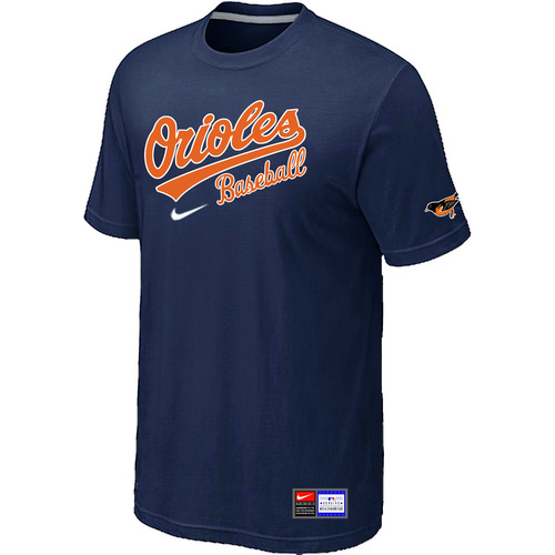 Baltimore Orioles D.Blue Nike Short Sleeve Practice T-Shirt