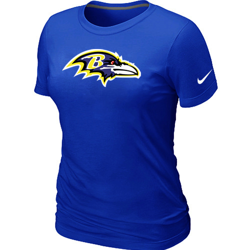 Baltimore Ravens Blue Women's Logo T-Shirt