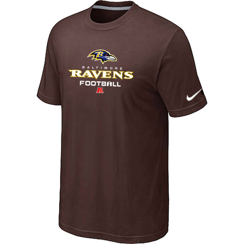 Baltimore Ravens Critical Victory Brown T-Shirt
