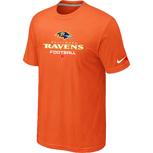 Baltimore Ravens Critical Victory Orange T-Shirt
