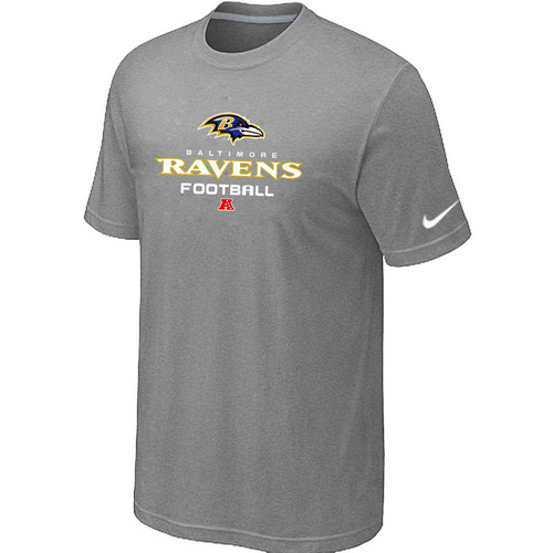 Baltimore Ravens Critical Victory light Grey T-Shirt