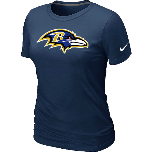 Baltimore Ravens D.Blue Women's Logo T-Shirt