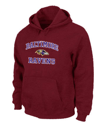 Baltimore Ravens Heart & Soul Pullover Hoodie Red