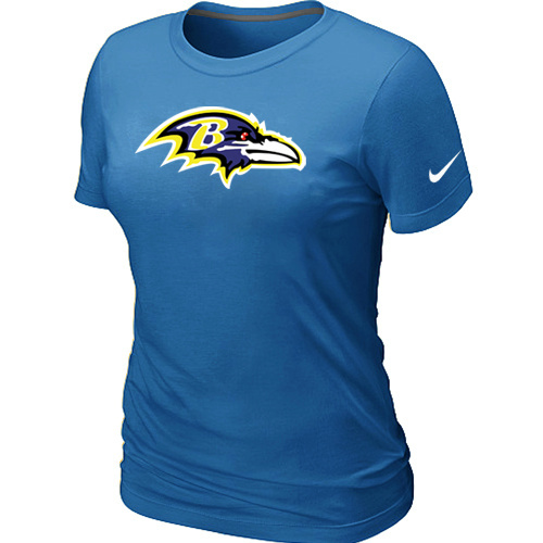 Baltimore Ravens L.blue Women's Logo T-Shirt