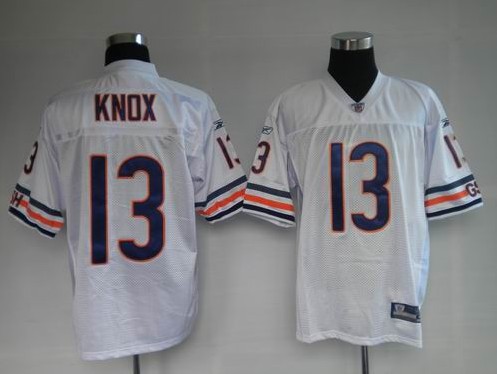 Bears 13 Knox White Jerseys