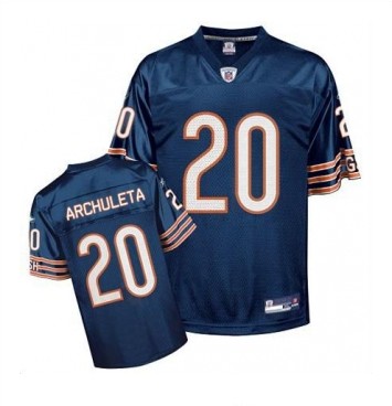 Bears 20 Adam Archuleta Blue Jerseys