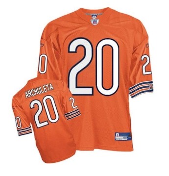 Bears 20 Adam Archuleta Orange Jerseys