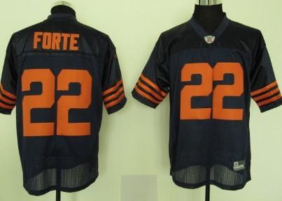 Bears 22 Forte Blue Orange Number Jerseys