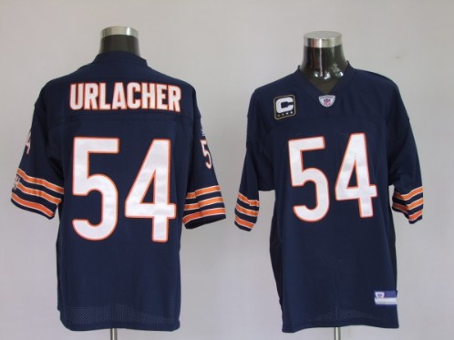 Bears 54 Brian Urlacher Blue Jerseys