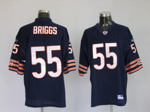 Bears 55 Lance Briggs Blue Jerseys