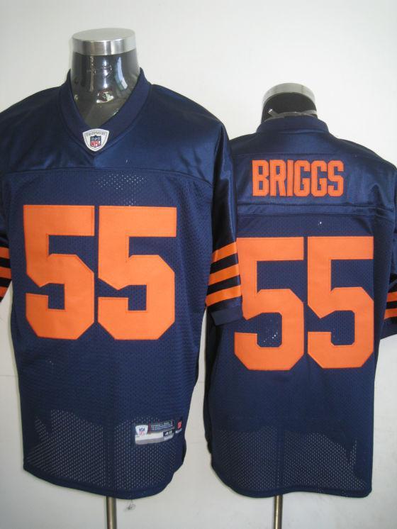 Bears 55 Lance Briggs Blue Orange Number Jerseys Bears 55 Lance Briggs Blue Orange Number Jerseys