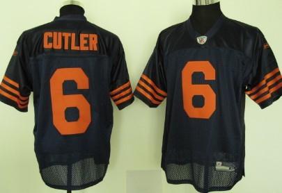 Bears 6 Cutler Blue Orange Number Jerseys Bears 6 Cutler Blue Orange Number Jerseys