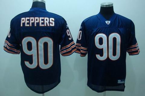 Bears 90 Peppers Blue Jerseys