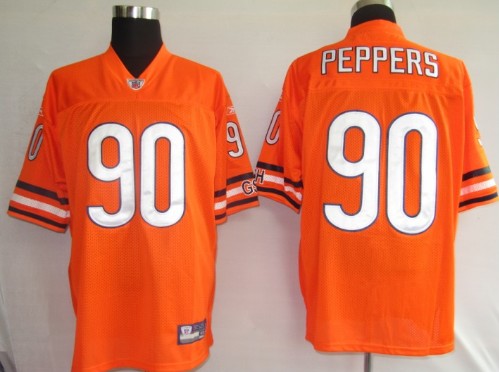 Bears 90 Peppers Orange Jerseys