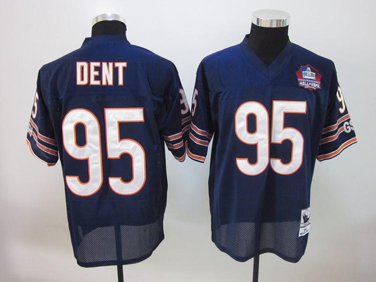 Bears 95 Dent Blue Hall of Fame Jerseys