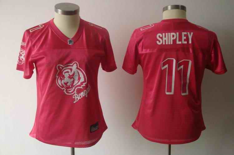 Bengals 11 Shipley pink 2011 fem fan women Jerseys
