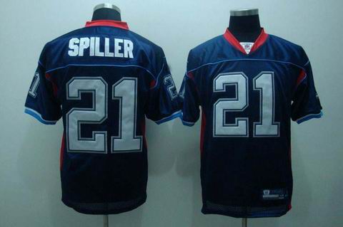 Bills 21 Spiller Dark Blue Jerseys