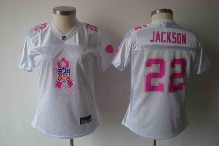 Bills 22 Jackson Breast Cancer Awareness white women Jerseys