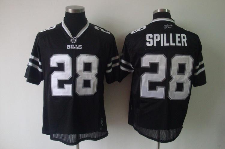 Bills 28 Spiller 2011 black Jerseys