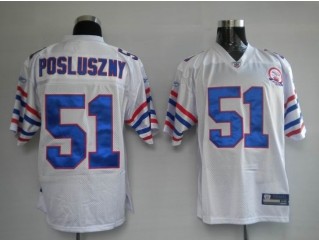 Bills 51 Paul Posluszny White AFL 50th Anniversary Jerseys