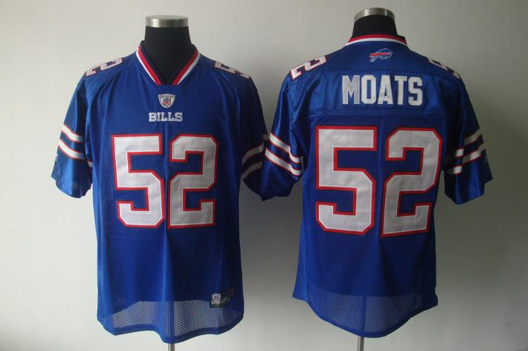 Bills 52 Moats blue Jerseys