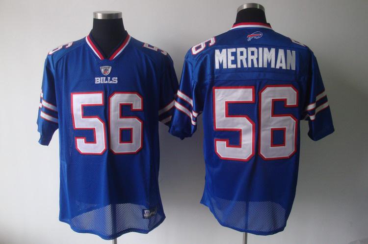 Bills 56 Merriman blue Jerseys