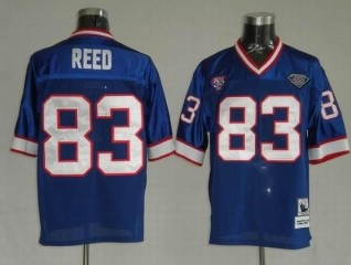 Bills 83 Andre Reed Light Blue Throwback Jerseys