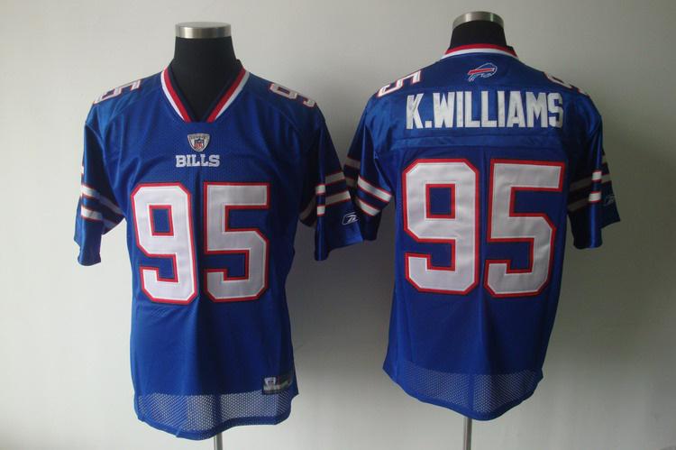 Bills 95 K.Williams blue Jerseys