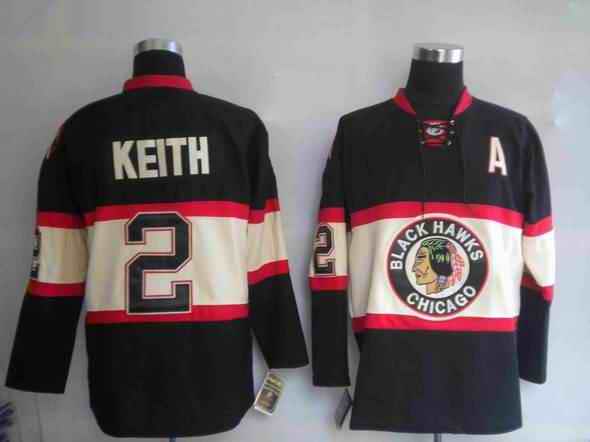 Blackhawks 2 Keith Black new 3rd Youth Jersey