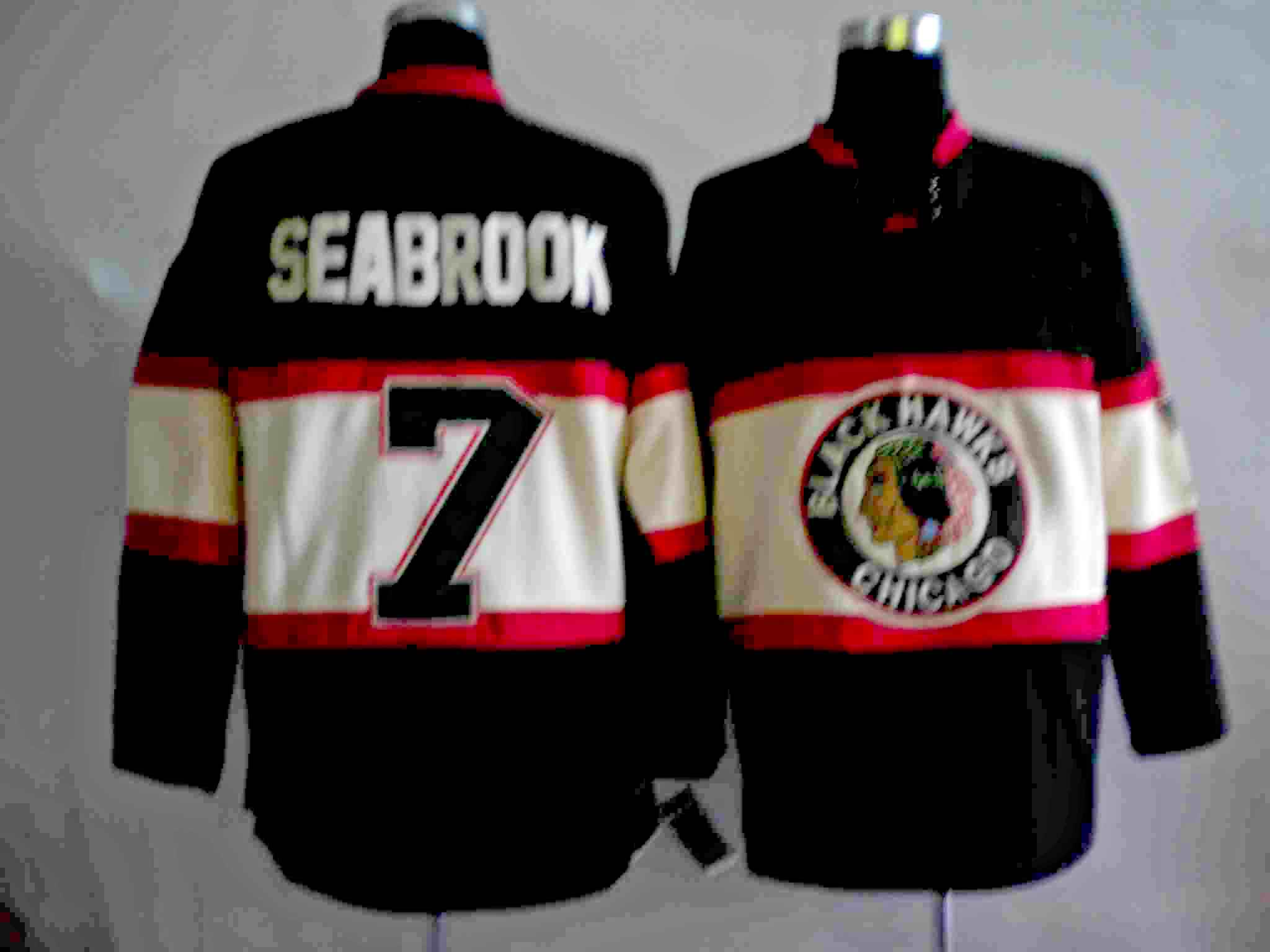 Blackhawks 7 seabrook black third edition Jerseys - Click Image to Close