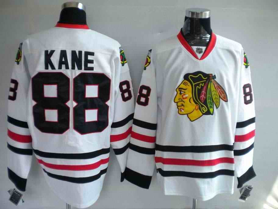 Blackhawks 88 Kane White Youth Jersey