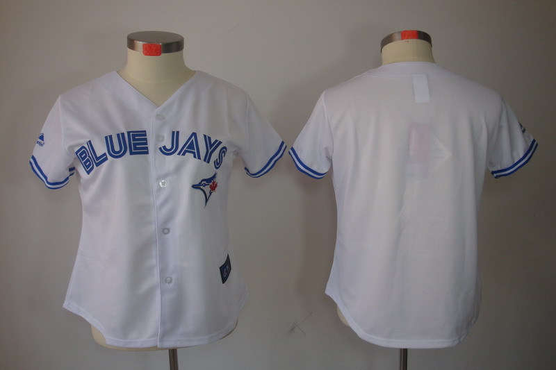 Blue Jays Blank White Women Jersey