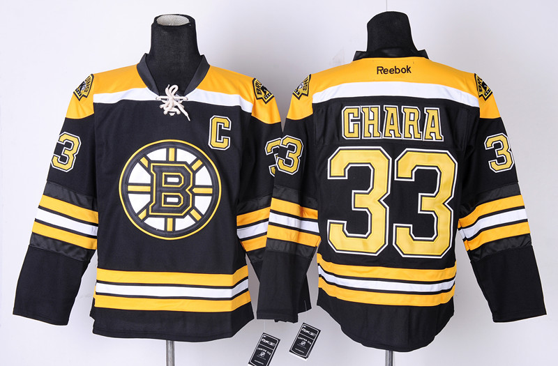 Boston Bruins 33 Chara Black Classic Jersey