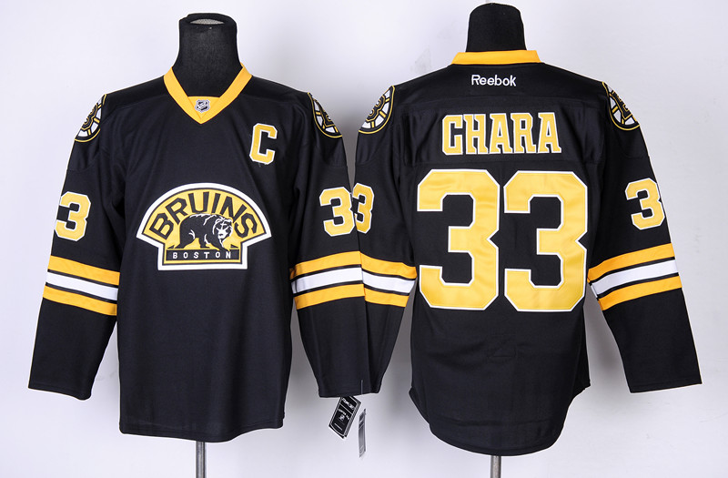 Boston Bruins 33 Chara Black Classic Jerseys