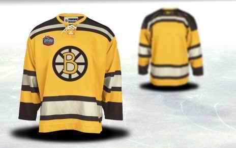 Boston Bruins Men Customized Yellow Jersey