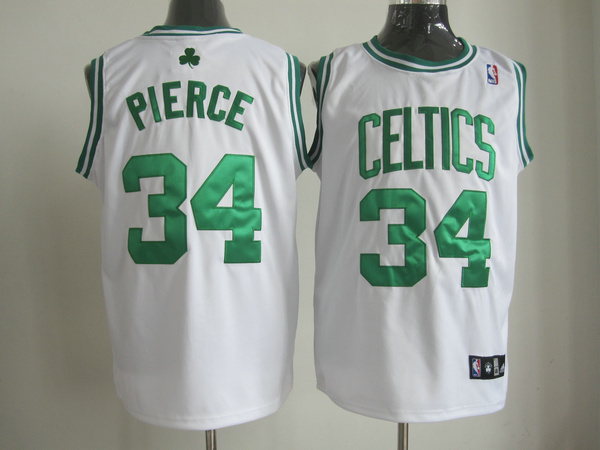 Celtics 34 Pierce White Jerseys