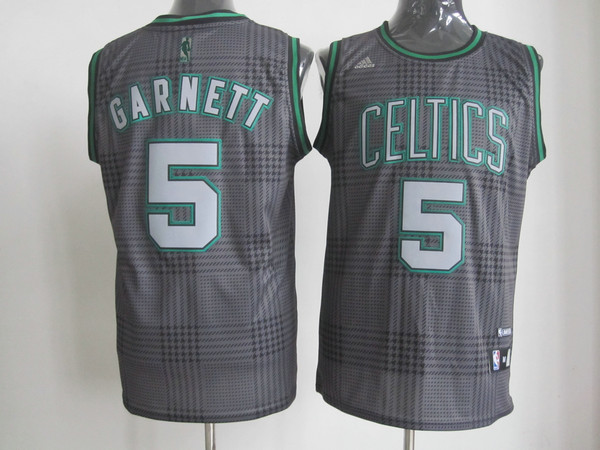 Boston Celtics 5 GARNETT black box Jerseys