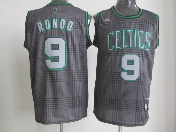 Boston Celtics 9 RONDO black box Jerseys
