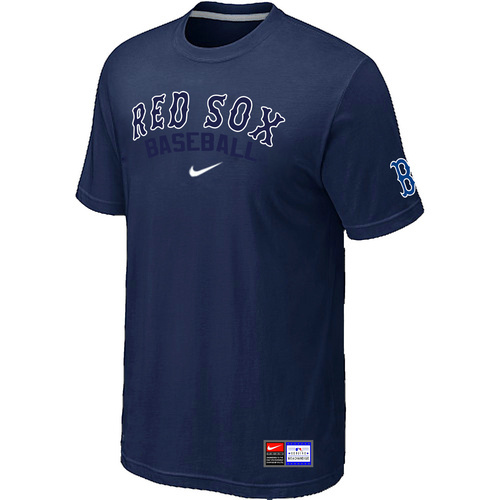 Boston Red Sox D.Blue Nike Short Sleeve Practice T-Shirt
