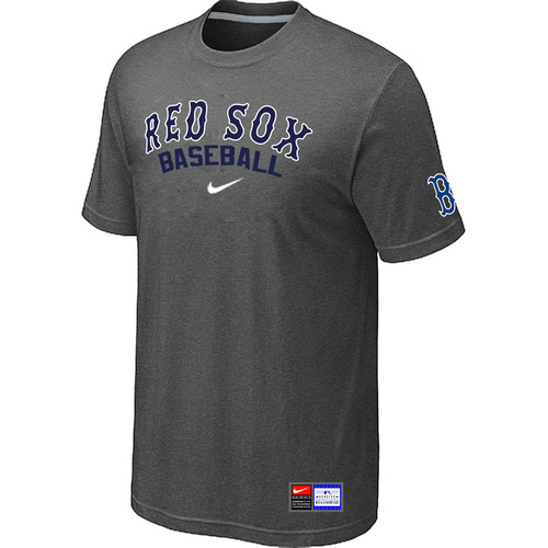 Boston Red Sox D.Grey Nike Short Sleeve Practice T-Shirt