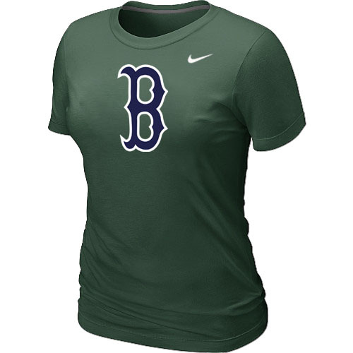 Boston Red Sox Heathered Nike D.Green Blended Women's T-Shirt