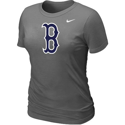 Boston Red Sox Heathered Nike D.Grey Blended Women's T-Shirt