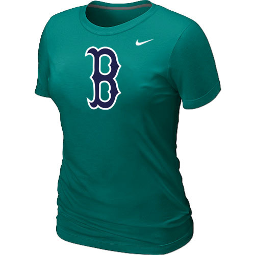 Boston Red Sox Heathered Nike L.Green Blended Women's T-Shirt