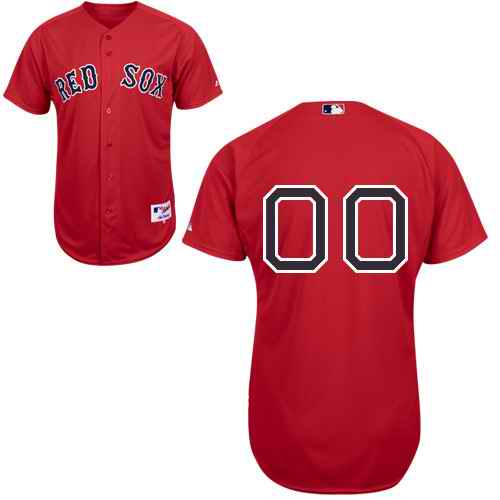 Boston Red Sox Red Man Custom Jerseys