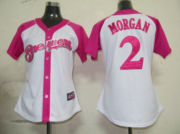 Brewers 2 Morgan Women Pink Splash Fashion Jersey