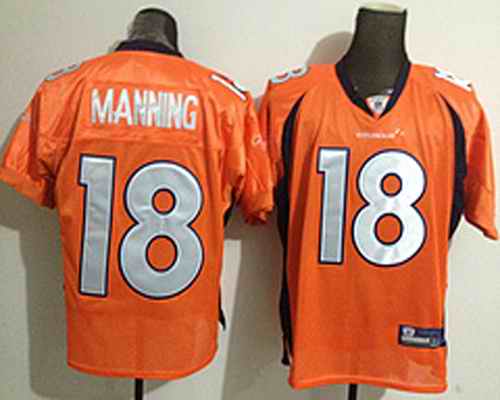 Broncons 18 Manning Orange Kids Jerseys Broncons 18 Manning Orange Kids Jerseys