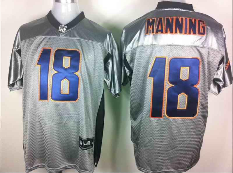 Broncos 18 MANNING grey jerseys