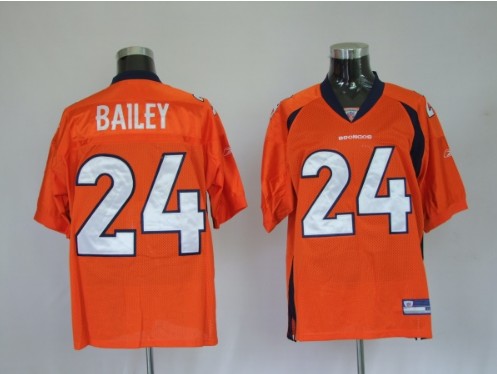Broncos 24 Champ Bailey Orange Jerseys