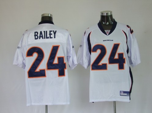 Broncos 24 Champ Bailey White Jerseys
