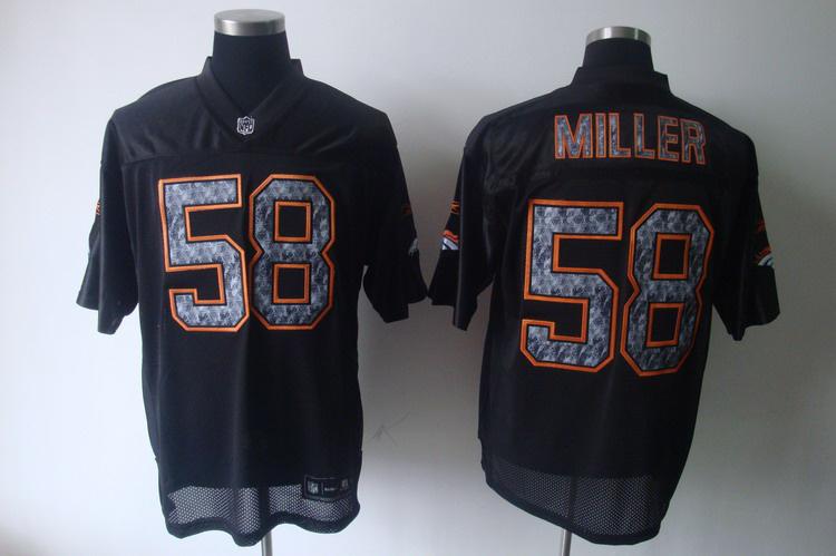 Broncos 58 Miller Black United Sideline Jerseys